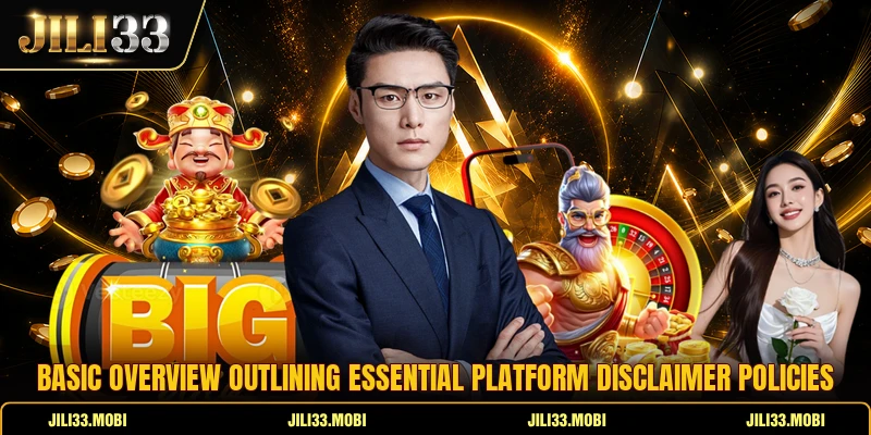 Basic overview outlining essential platform disclaimer policies Basic overview outlining essential platform disclaimer policies
