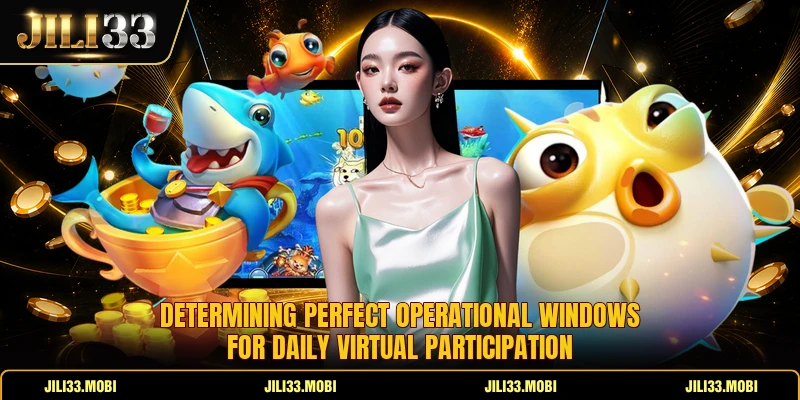 Determining perfect operational windows for daily virtual participation