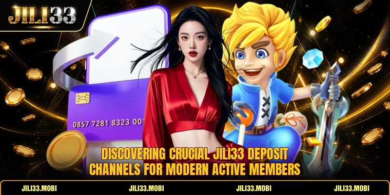 Discovering crucial JILI33 deposit channels for modern active members