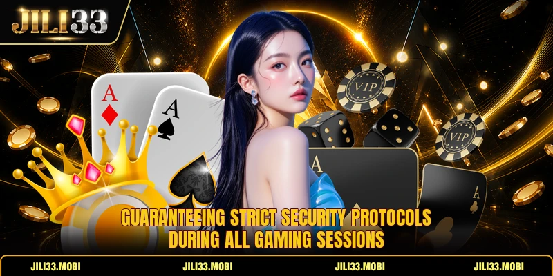 Guaranteeing strict security protocols during all gaming sessions Guaranteeing strict security protocols during all gaming sessions