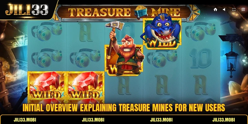 Initial overview explaining treasure mines for new users