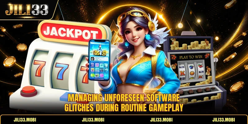 Managing unforeseen software glitches during routine gameplay Managing unforeseen software glitches during routine gameplay