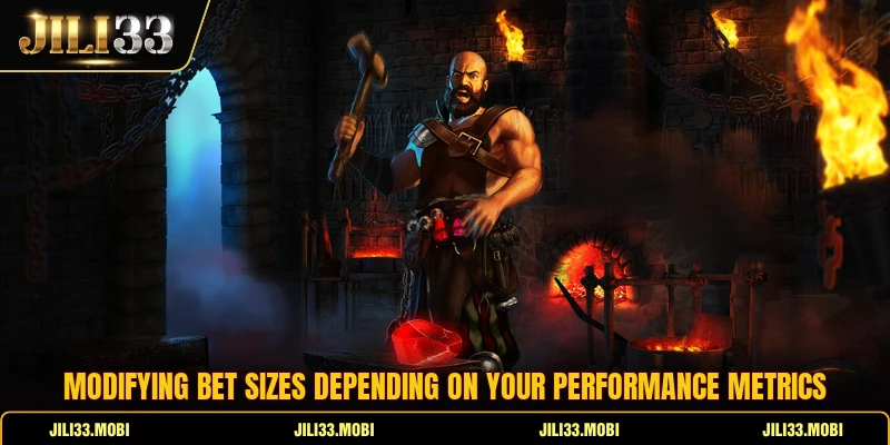Modifying bet sizes depending on your performance metrics Modifying bet sizes depending on your performance metrics