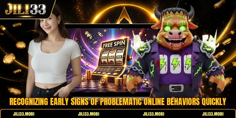 Recognizing early signs of problematic online behaviors quickly