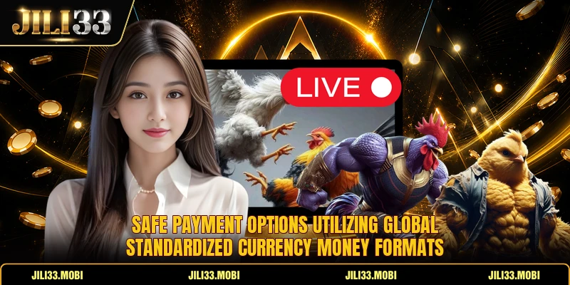 Safe payment options utilizing global standardized currency money formats Safe payment options utilizing global standardized currency money formats